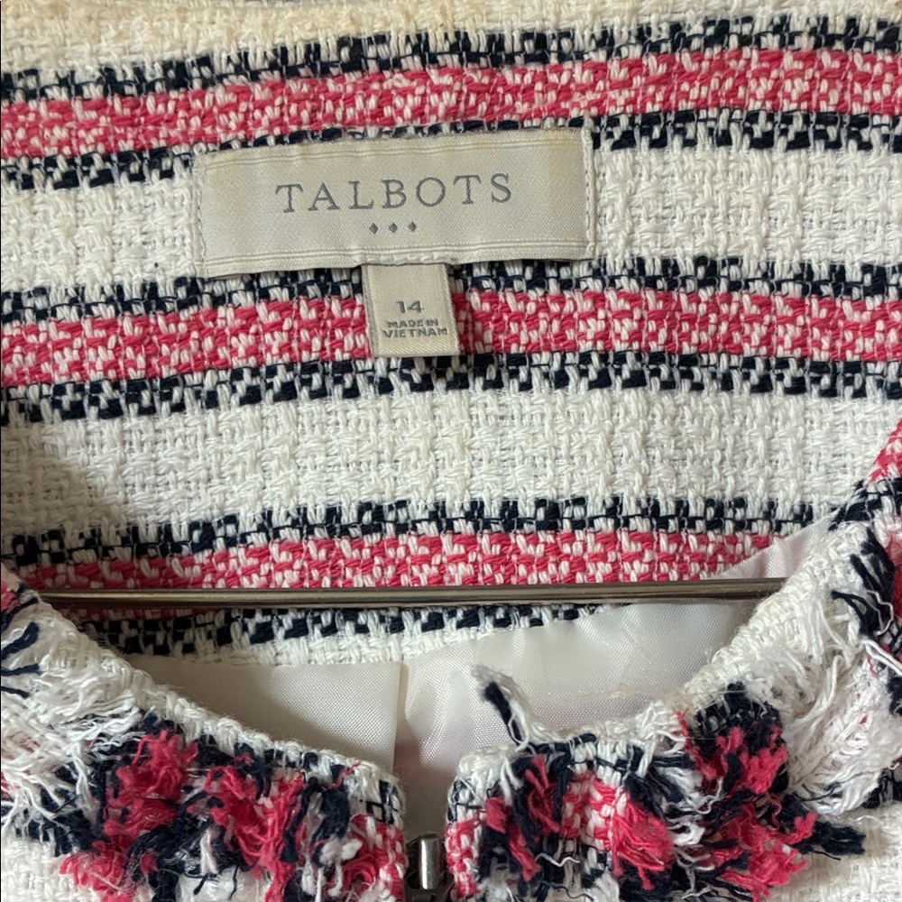 Talbots Multicolor Tweed Jacket - Picture 2 of 5
